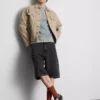 Afslappede denimshorts