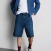 Afslappede denimshorts