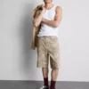 Afslappede denimshorts