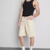 Afslappede denimshorts
