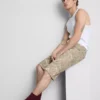 Afslappede denimshorts