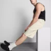 Afslappede denimshorts