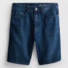 Afslappede denimshorts