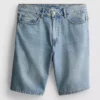 Afslappede denimshorts