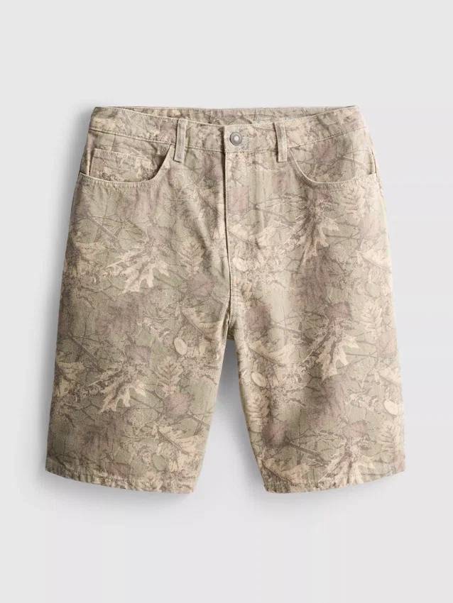Afslappede denimshorts