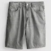 Afslappede denimshorts