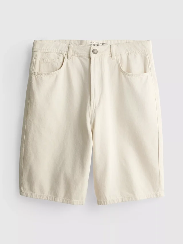 Afslappede denimshorts