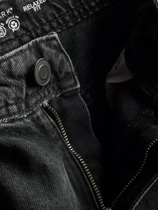 Afslappede denimshorts