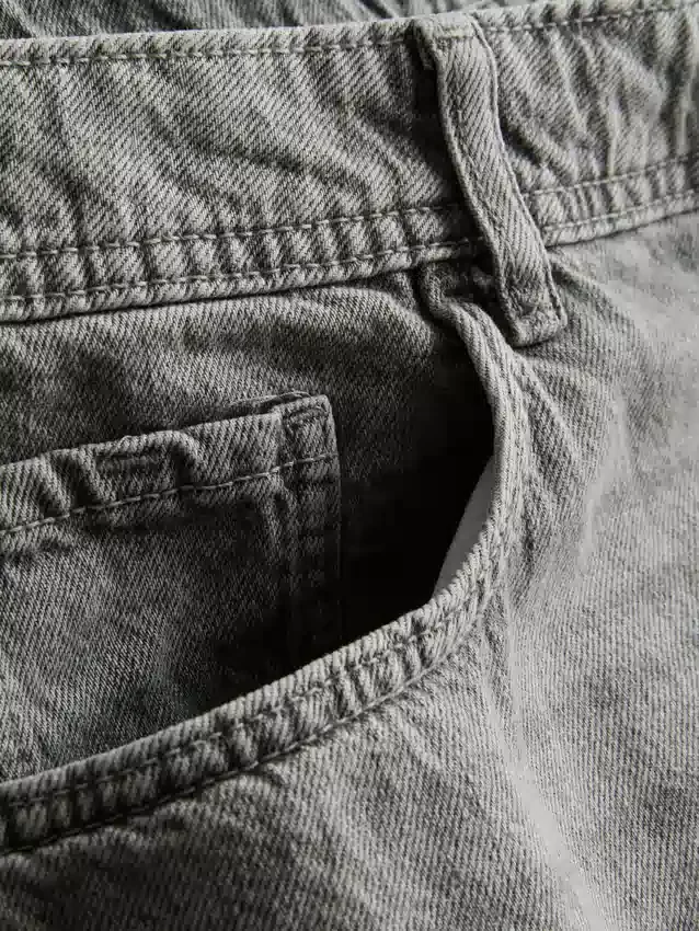 Afslappede denimshorts