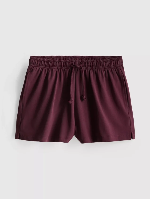 Afslappede shorts i bomuld med snøre