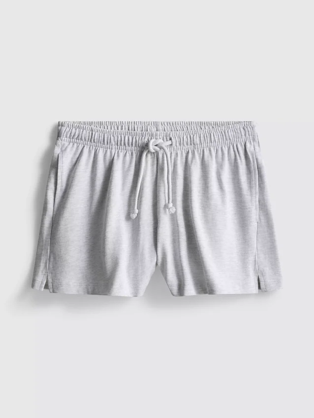 Afslappede shorts i bomuld med snøre
