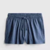 Afslappede shorts i bomuld med snøre