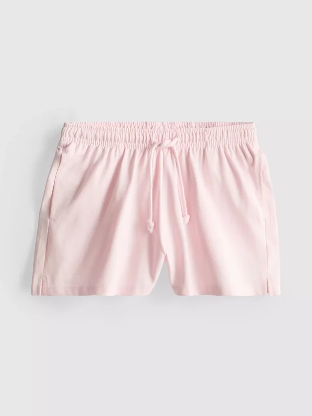 Afslappede shorts i bomuld med snøre