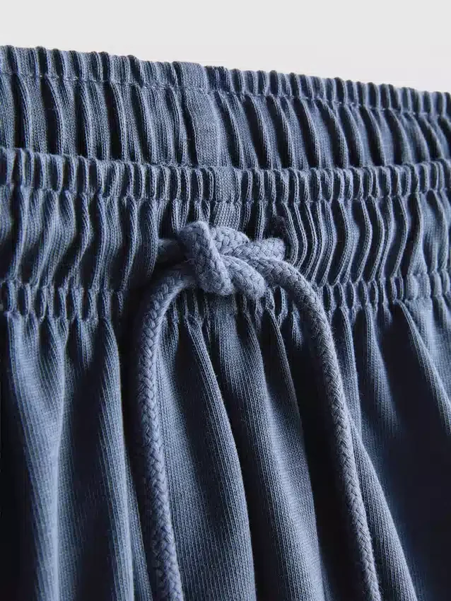 Afslappede shorts i bomuld med snøre