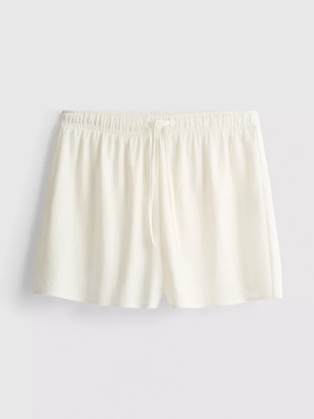 Afslappede shorts med snøre