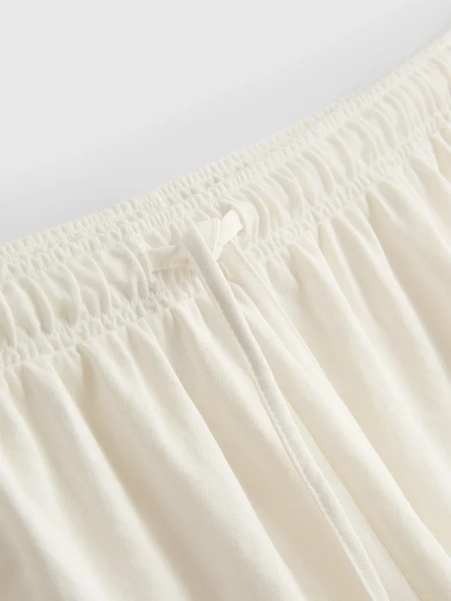 Afslappede shorts med snøre