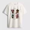 Afslappet Gorillaz-T-shirt med musikmotiv