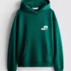Afslappet hoodie i atletikklub-stil