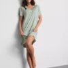 Afslappet natt-T-shirt med højt modalindhold