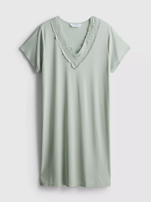 Afslappet natt-T-shirt med højt modalindhold