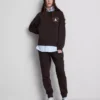 Afslappet sweatshirt i bomuldsblanding med print