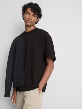 Afslappet T-shirt med korte ærmer