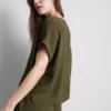 Afslappet T-shirt med rund hals og god luftgennemstrømning