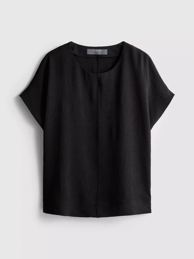 Afslappet T-shirt med rund hals og god luftgennemstrømning