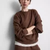 Aktiv sweatshirt med rund hals