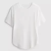 Aktiv T-shirt med buet kant