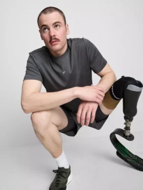 Aktiv T-shirt med struktur