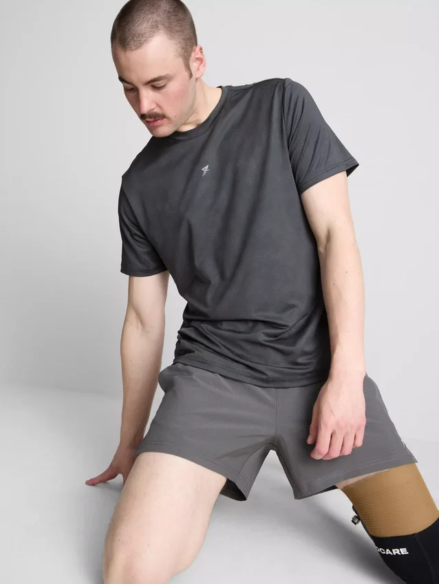 Aktiv T-shirt med struktur