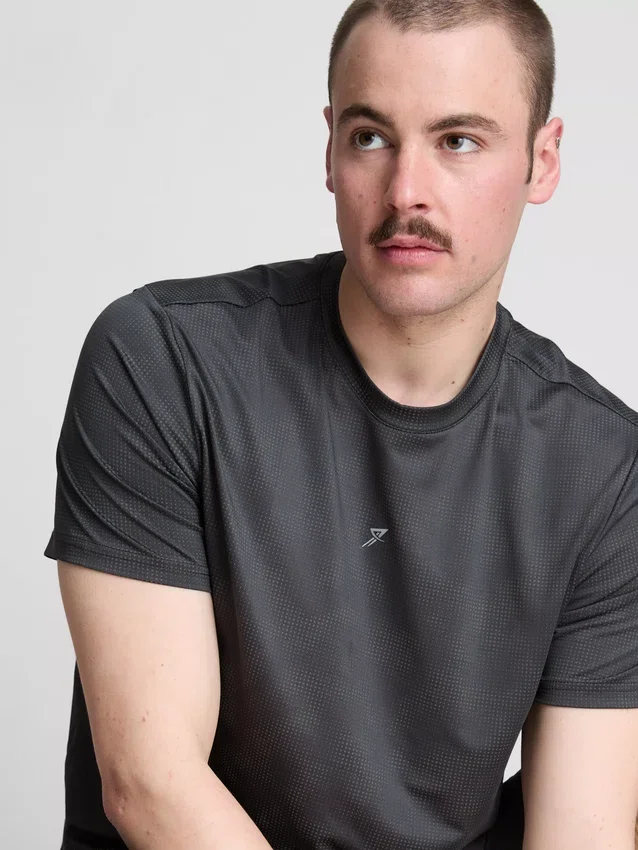 Aktiv T-shirt med struktur