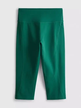 Aktive capri-leggings med høj talje