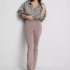 Aktive leggings med høj talje og udvidede ben