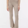 Aktive leggings med høj talje og udvidede ben