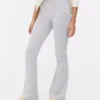 Aktive leggings med høj talje og udvidede ben