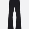 Aktive leggings med høj talje og udvidede ben