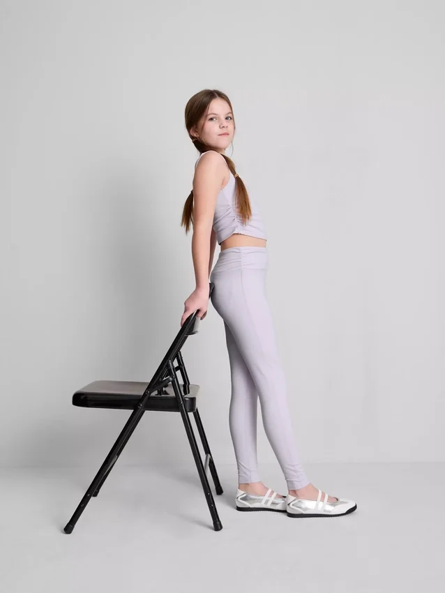 Aktive leggings med rynker