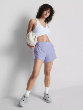 Aktive shorts med mesh-indsats