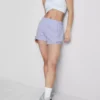 Aktive shorts med mesh-indsats