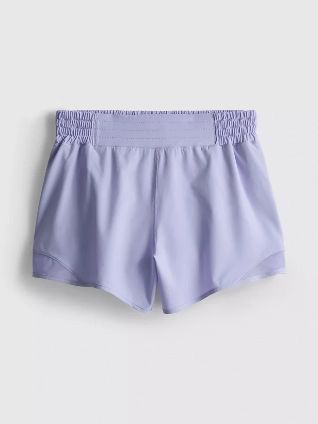 Aktive shorts med mesh-indsats