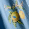 Amalfi-skjorte med citronmotiv