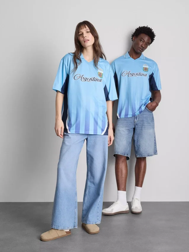 Argentina kortærmet mesh-T-shirt