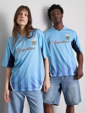Argentina kortærmet mesh-T-shirt