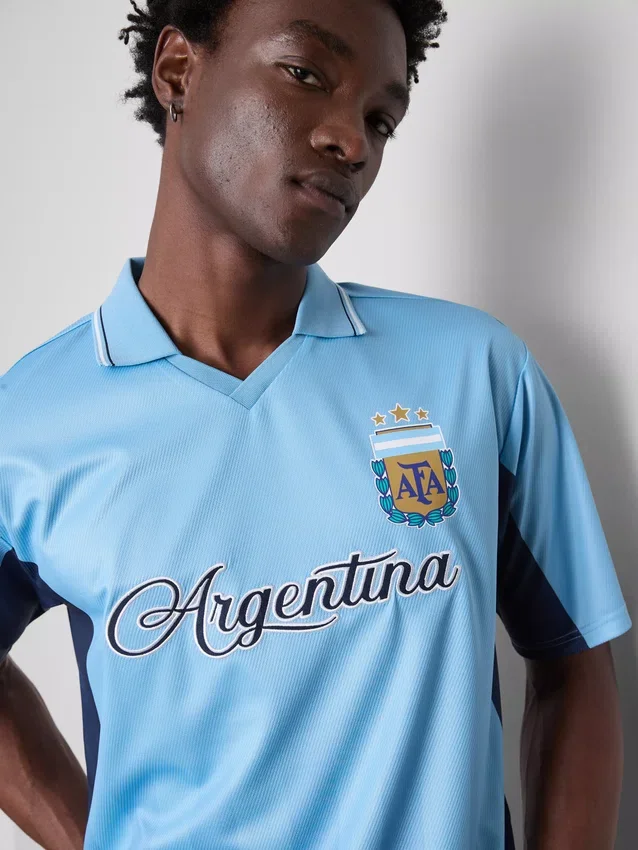 Argentina kortærmet mesh-T-shirt