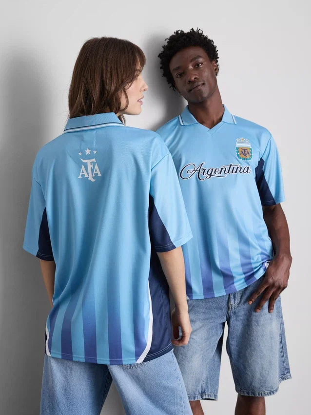 Argentina kortærmet mesh-T-shirt