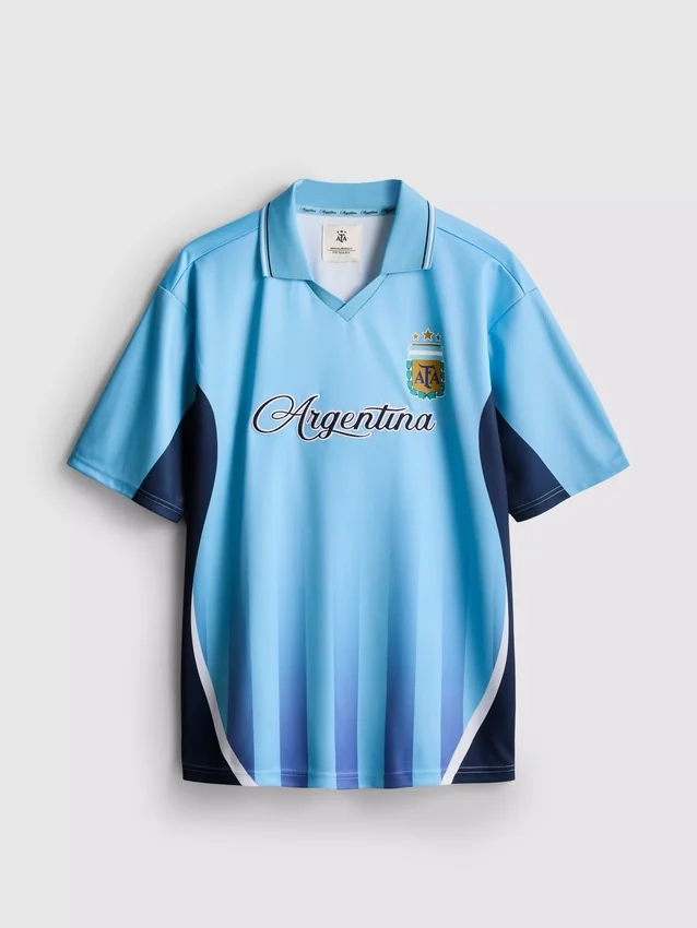 Argentina kortærmet mesh-T-shirt
