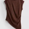 Asymmetrisk krøllet top