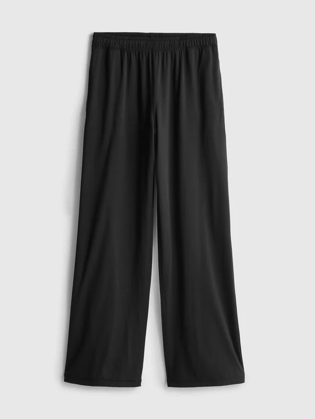 Athleisure-bukser med brede ben